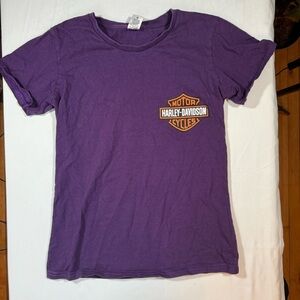 Harley-Davidson Purple Short Sleeve Tee
